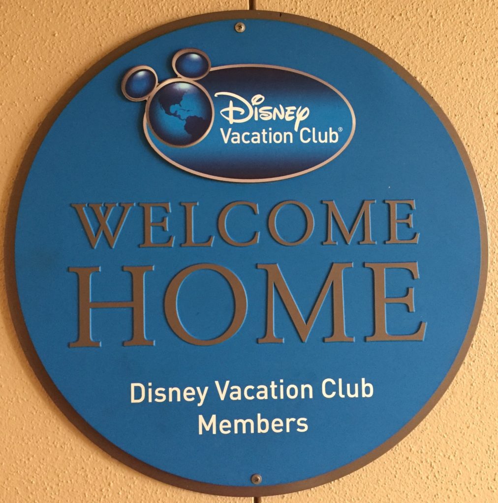 Disney Vacation Club sign