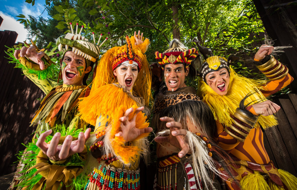 Festival of the Lion King cast members