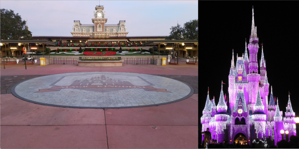 Magic Kingdom Entrance and Cinderella Castle