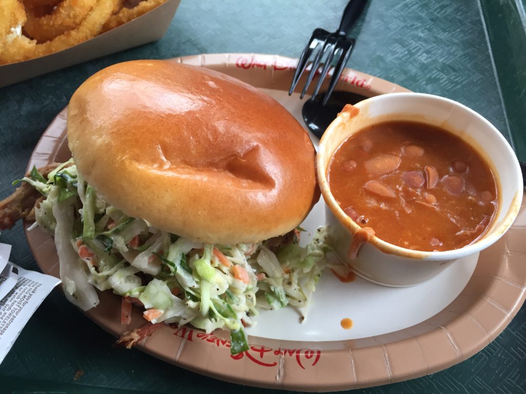 Quick Service meal at Animal Kingdom's Flame Tree Barbecue