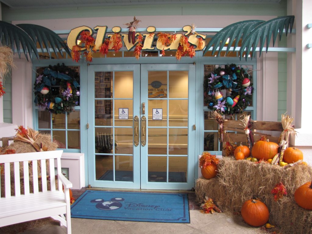 Olivia's entrance at Walt Disney World's Old Key West Resort