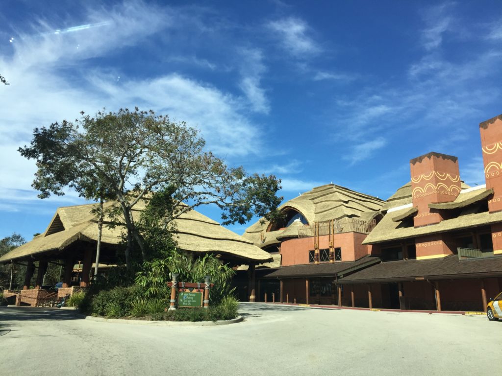 Disney's Animal Kingdom Lodge Front Entrance