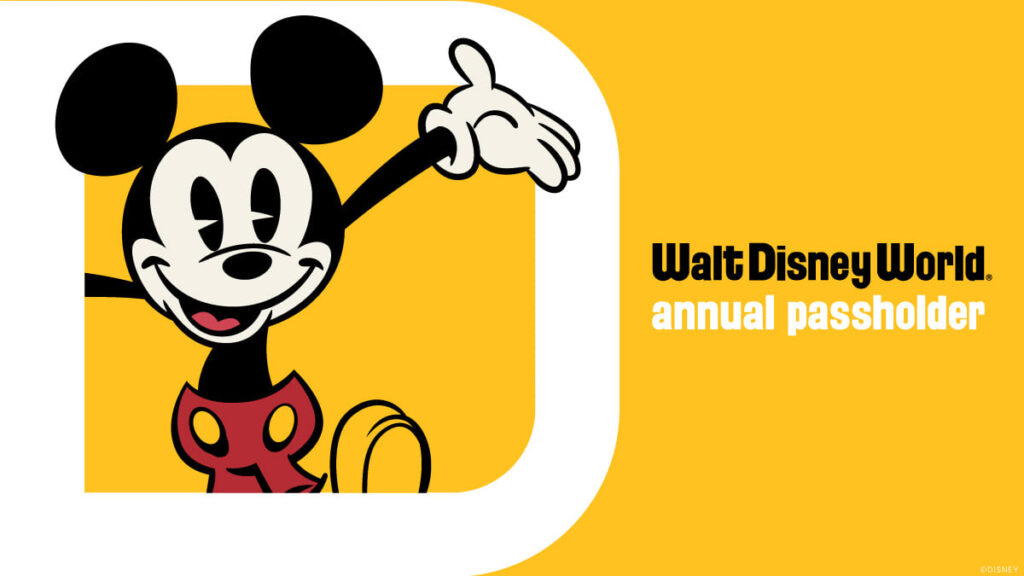 Mickey Walt Disney World Annual Passholder